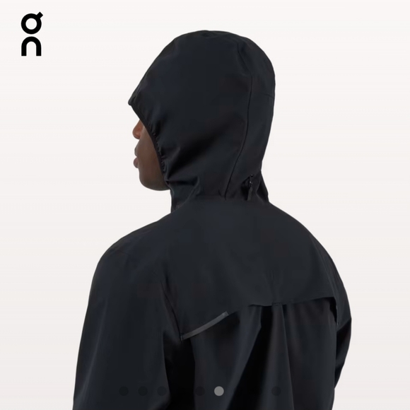 On Running Waterproof Anorak Jacket - Navy - Size Medium - Picture 6 of 8